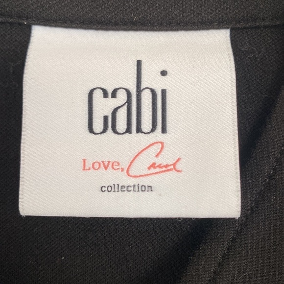 Cabi 3176 Small Black Grey Convertible Zip Off Ponte Long Cropped Jacket - Picture 4 of 9